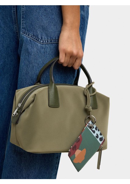 Kadife Dokulu Askılı Tote Çanta modelleri