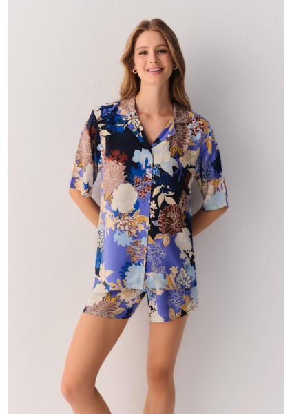 Flowery Night Şort modelleri