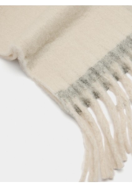 Saçaklı Yün Karışımlı Eşarp fiyatları