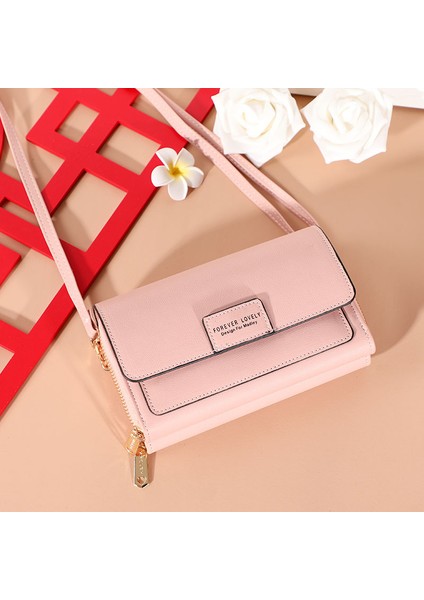 Cüzdan Bayanlar Çoklu Kart Yuvası Elli Çantası Büyük Kapasiteli Crossbody Omuz Çantası Cep Telefonu Çantası (Yurt Dışından) modelleri