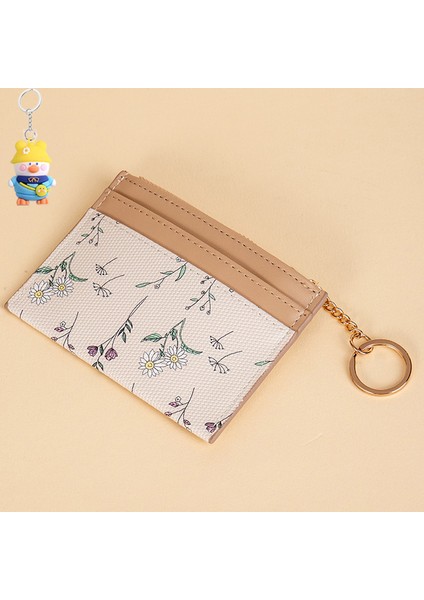 Cüzdan Para Cüzdanı Çoklu Kart Yuvası Ince Zincir Kart Tutucu Kart Tutucu Hepsi Bir Arada Çanta (Yurt Dışından)