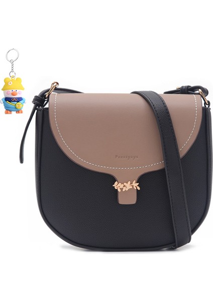 Basit Moda Çanta Kadın Omuz Çanta Crossbody Çanta Eyer Çanta (Yurt Dışından)