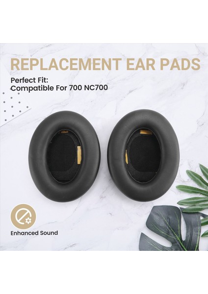 Bose Için Yedek Kulak Pedleri 700 NC700 Kulaklık Bellek Köpük Kulak Yastıkları Earpads Kulaklık Deri Kılıf Siyah (Yurt Dışından) fırsatları