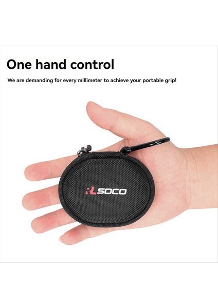 Beats Stüdyo Tomurcukları Için Rlsoco Taşıma Çantası Karabinli Dayanıklı Kulaklık Örtüsü Kablosuz Kulaklıklar Koruması Kırmızı (Yurt Dışından) fiyatları