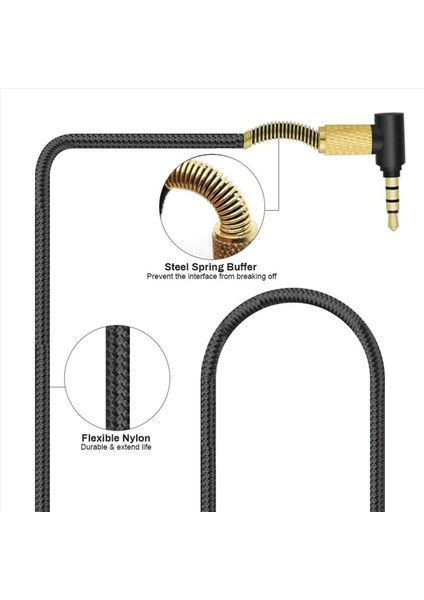 5x Yedek Sesli Kulaklık Kablosu Steelseries Arctis 7 5 3 Pro Kablosuz Oyun Kulaklıkları 4 9ft Kablo (Yurt Dışından) fiyatları