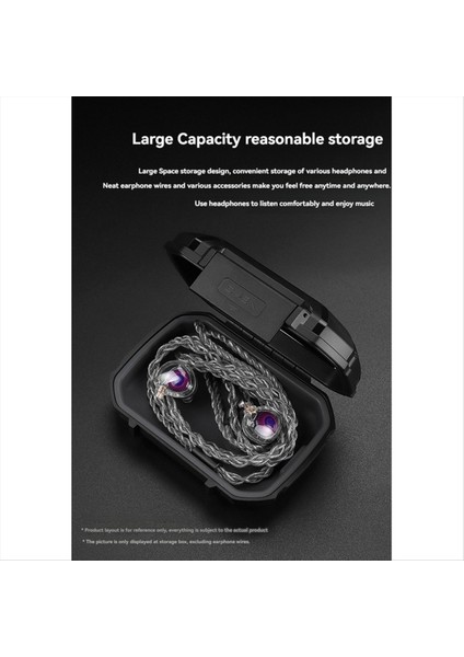 Kulaklık Depolama Kutusu Büyük Kapasiteli Toz Geçirmez Su Geçirmez Şok Geçirmez Kulaklık Kutusu Inci Beyaz (Yurt Dışından) fırsatları