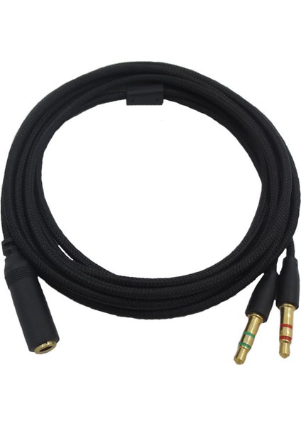 Kulaklık Kablosu Kulaklık Adaptörü Splitter Kulaklık Mikrofonu Razer Electra/kraken Pro 7 1 V2/hamme (Yurt Dışından)