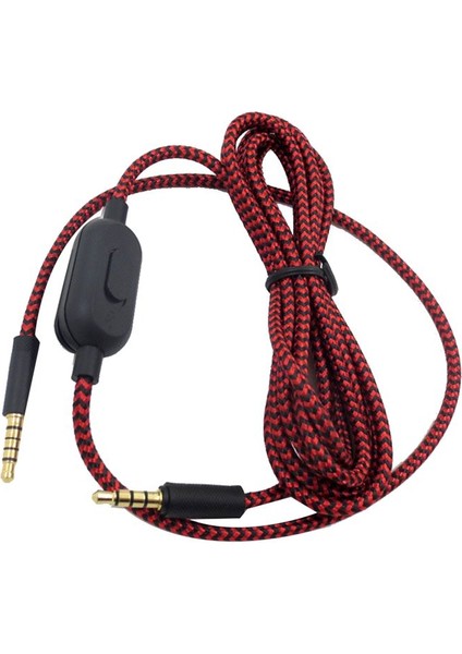 G433 G233 G Için Örgülü Yedek Kablo Uzatma Kablosu Kablosu Hacim Kontrol Klipli Oyun Kulaklığı (Yurt Dışından) fiyatları