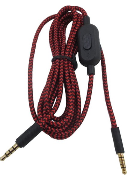 G433 G233 G Için Örgülü Yedek Kablo Uzatma Kablosu Kablosu Hacim Kontrol Klipli Oyun Kulaklığı (Yurt Dışından) indirimleri