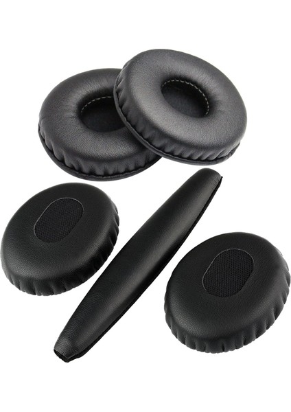 1pair 70MM Kulak Pedleri Sennheiser HD25 ve 1 Çift Siyah Kulak Yastıkları Bose Qc3 Sessiz Konfor 3 (Yurt Dışından)