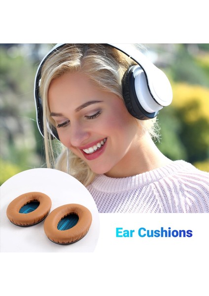 Yedek Earpads Kulak Ped Köpük Kulak Pedi Bellek Köpük Bose Ae2-W Kulaklıklar Için Yedek Kulak Yastığı Haki ve Mavi (Yurt Dışından) fırsatları