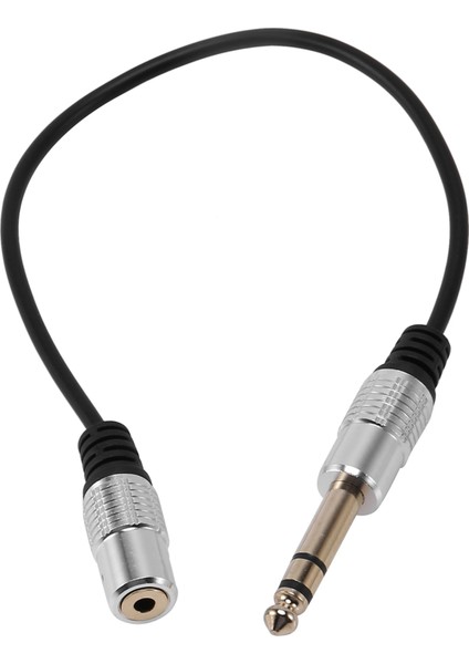 1/4 Inç Ila 3 5mm Stereo Adaptör Kablosu 6 35MM Trs Erkek Ila 3 5mm Dişi Çeyrek Inç Kulaklık Jak Dönüştürücü Aux Konektör Kablosu (Yurt Dışından)