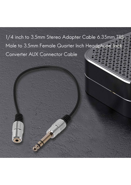 1/4 Inç Ila 3 5mm Stereo Adaptör Kablosu 6 35MM Trs Erkek Ila 3 5mm Dişi Çeyrek Inç Kulaklık Jak Dönüştürücü Aux Konektör Kablosu (Yurt Dışından) fiyatları