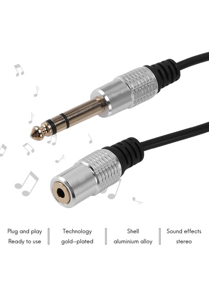 1/4 Inç Ila 3 5mm Stereo Adaptör Kablosu 6 35MM Trs Erkek Ila 3 5mm Dişi Çeyrek Inç Kulaklık Jak Dönüştürücü Aux Konektör Kablosu (Yurt Dışından) indirimleri