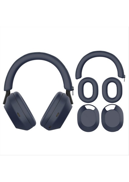 Kulaklık Kasası Kulaklık Koruyucu Kasa Kulaklık Kabuk Kapağı Headbeam Manşonu Için Headbeam Manşonu WH-1000XM5 Kulaklıklar Koyu Mavi (Yurt Dışından) fiyatları