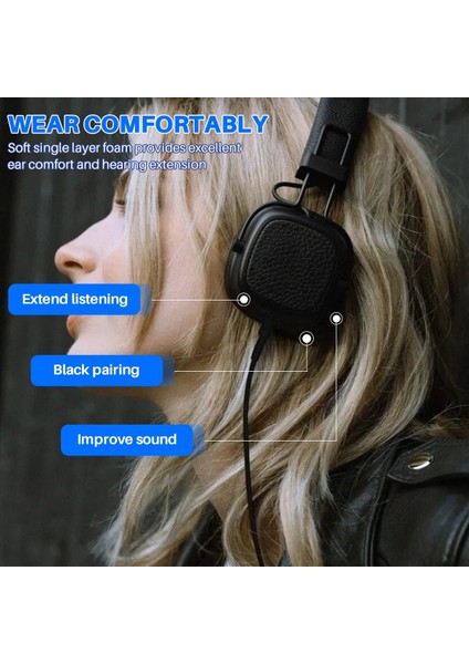 Pu Deri Kulak Pedleri Köpük Kulaklıklar Marshall Major Iıı 3 Kulak Yastığı (Yurt Dışından) fırsatları