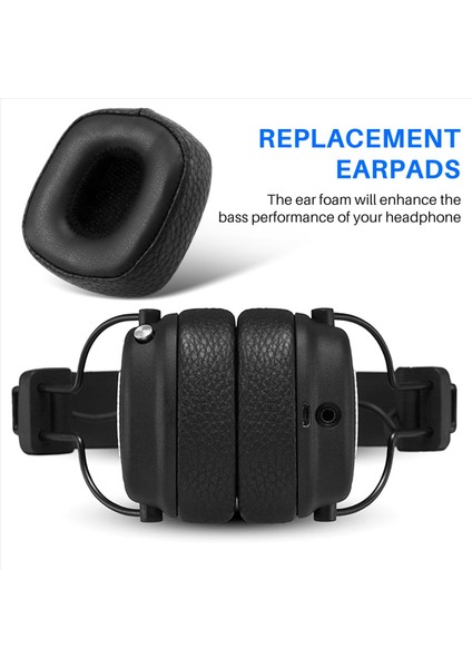 Pu Deri Kulak Pedleri Köpük Kulaklıklar Marshall Major Iıı 3 Kulak Yastığı (Yurt Dışından) indirimleri