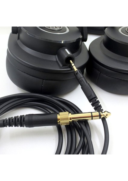 ATH-M50X M40X M60X M70X Kulaklık Ses Kablosu Yedek Hattı Için Kulaklık Kablosu (Yurt Dışından) indirimleri