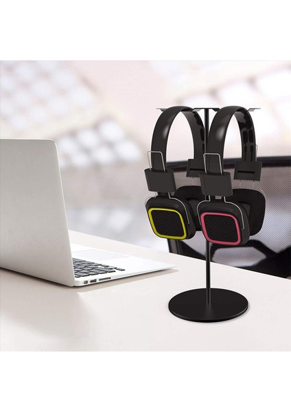 2x Alüminyum Çift Kulaklık Standı Masa Pc Oyunları Kulaklık Tutucu Kulaklık Standı Çift Denge (Yurt Dışından) fiyatları