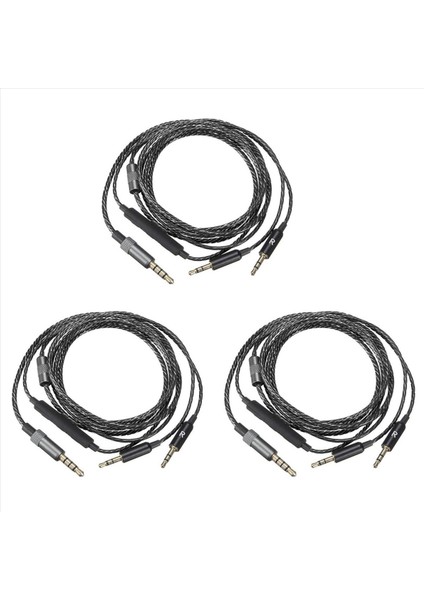 Sol Cumhuriyet Master Tracks Hd V8 V10 V12 X3 Kulaklıklar Için 3x Yedek Mikrofon Kablosu (Yurt Dışından)