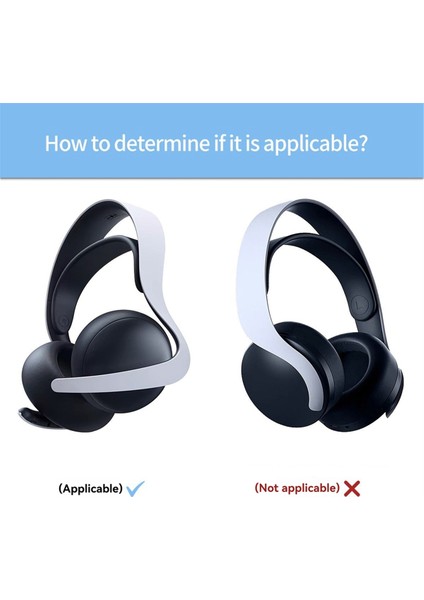 Sony Pulse Elite Kulaklıklar Için Yedek Earpads Kulak Yastıkları Kablosuz Kulaklıklar Tamir Aksesuarları (Yurt Dışından) fiyatları