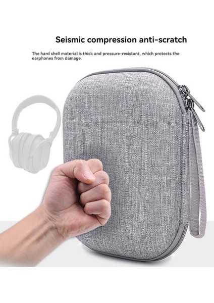 Kulaklık Kılıfı Kulaklıklar Depolama Çantası Kulaklık Torbası Kulaklık Gri Koruma (Yurt Dışından) fiyatları