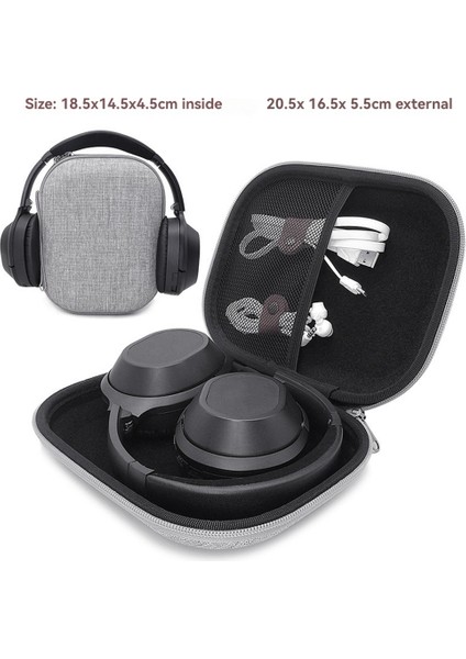 Kulaklık Kılıfı Kulaklıklar Depolama Çantası Kulaklık Torbası Kulaklık Gri Koruma (Yurt Dışından) fırsatları