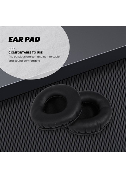 2x 60MM Lr Kulak Pedleri Earpad Kapak Ped Yedek Kulaklıklar 6cm Ped (Yurt Dışından) fiyatları