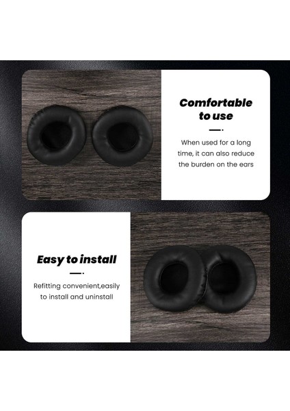 2x 60MM Lr Kulak Pedleri Earpad Kapak Ped Yedek Kulaklıklar 6cm Ped (Yurt Dışından) modelleri