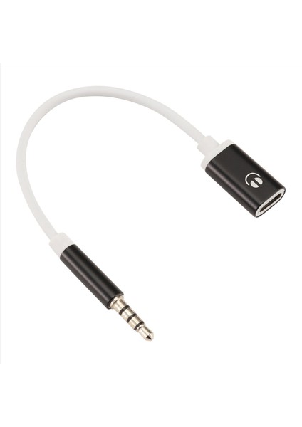 3 5mm Erkek Tip C Dişi Ses Kablosu Kablosu Mp3 Çalar Için Analog Ses Jakı Kulaklık Ses Adaptörü Dizüstü Bilgisayar Tablet B (Yurt Dışından)