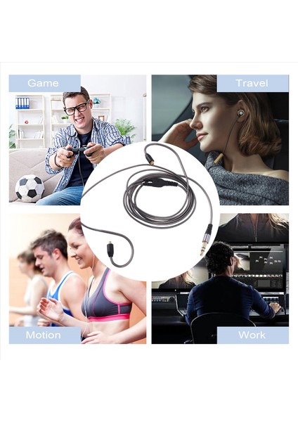 Dıy IE800 Kulaklık Kablosu Tek Kristal Bakır Kabloları 14 Çekirdek Mmcx Arayüz SE215/315/535/UE900 (Yurt Dışından)