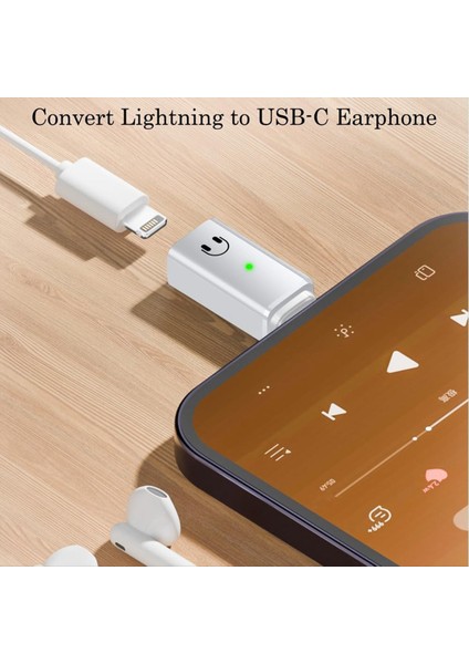 Usb-C Erkek-Kadın Ses Adaptörü USB Tip C&#39 Den Apple Interface Için Iphone 15/15 Için Kulaklık Dönüştürücü Artı Beyaz (Yurt Dışından) indirimleri