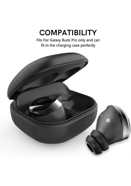 Samsung Galaxy Buds Pro Kulaklıklar (Mor) Için 3 Çift Silikon Kulaklık Anti-Slip Anti-Lost Rahat Kulak Kapakları (Mor) (Yurt Dışından) fırsatları