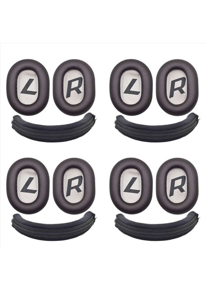 4x Kulak Pedleri Kafa Bandı Kulak Yastık Kulak Kapları Kulak Kapağı Plantronics Backbeat Pro 2 Se 8200UC Kulaklık (Yurt Dışından)
