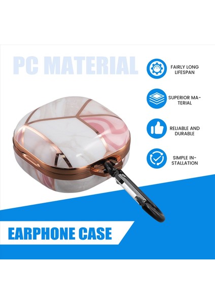 Samsung Galaxy Buds Canlı Kablosuz Bluetooth Kulaklık Kutusu Için Lüks Elektrolizli Kulaklık Kutusu (Yurt Dışından) fırsatları