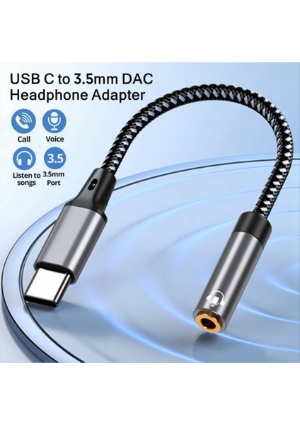 USB C Ila 3 5 mm Ses Kablo Adaptörü Tip C Ila 3 5 mm Jack Kulaklık Adaptörü MacBook Huawei Xiaomi Samsung Galaxy (Yurt Dışından) fırsatları