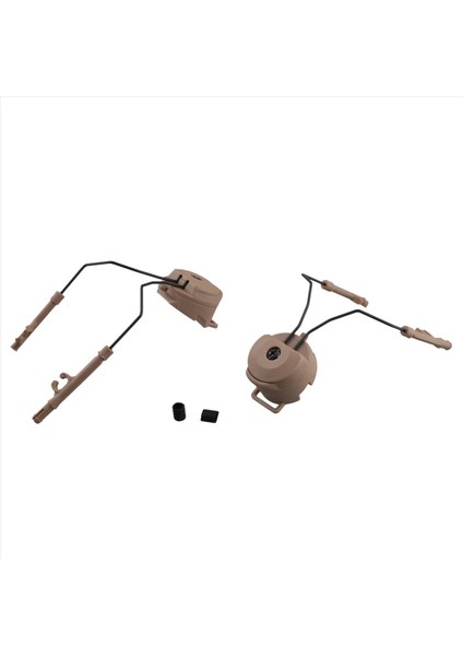 Pikap Kulaklıkları Ray Braketi Çok Açılı Ayarlanabilir Flip Kulak Bardakları Sabit Braket Kask Aksesuarları Çamur Renk (Yurt Dışından) fiyatları