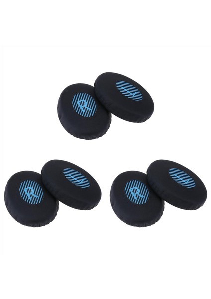 6pcs Yedek Kulak Pedleri Kulaklık Yastıkları Bose Oe2 OE2I Soundtrue Kulaklık Mavisi Için Earpad Kapakları (Yurt Dışından)