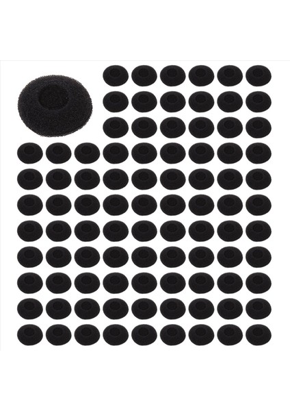 Fasdga 1000 Pcs Siyah Sünger Kulaklık Kulaklık Kulak Pedleri Kapak Değiştirme (Yurt Dışından)