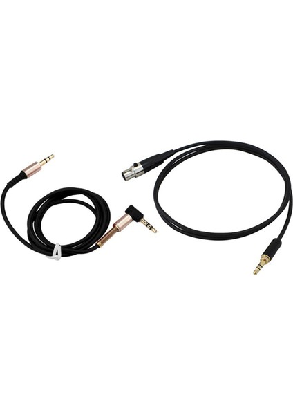 1 Pcs 3 5mm Jack Dirsek Kulaklık Araç Aux Audio Uzatma Kablosu ve 1 Pcs 3 5mm Jack - 3pin Mini Xlr Dişi 0 3m (Yurt Dışından)