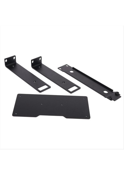 Kablosuz Mikrofon Sistemi Için Rackmount Raf Metal Çerçeve Kablosuz Kulak Dönüş Braketi Raf Siyah (Yurt Dışından) modelleri