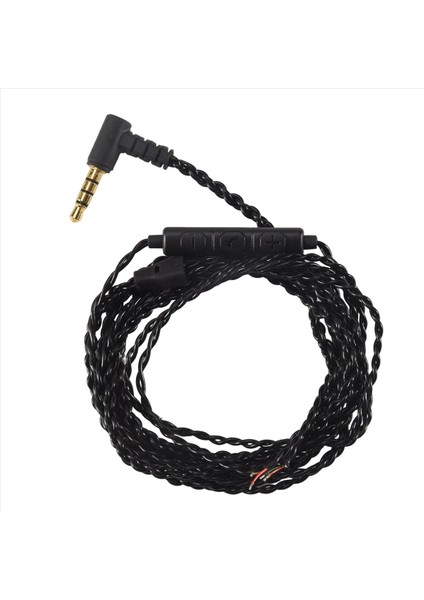 Kulaklık Ses Kablosu Onarımı Değiştirme 3 5mm Trs Jack Dıy Dirsek Kulaklık 4 Bakır Çekirdek Tel Mikrofon Hacim Kontrolü (Siyah) (Yurt Dışından) fırsatları