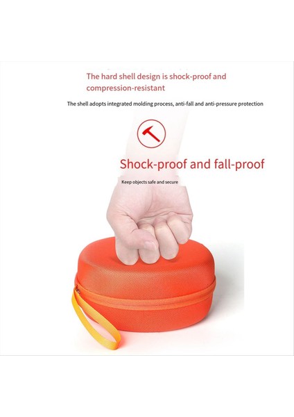 Sony Için WH-1000XM5 Qcy H3/h4 Eva Taşıma Çantası Şok Geçirmez Kulaklık Kasası Su Geçirmez Anti-Damla Kulaklık Seyahat Çantası Turuncu (Yurt Dışından) fiyatları