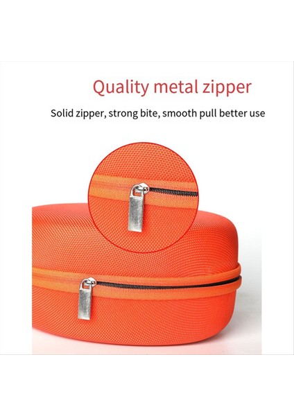 Sony Için WH-1000XM5 Qcy H3/h4 Eva Taşıma Çantası Şok Geçirmez Kulaklık Kasası Su Geçirmez Anti-Damla Kulaklık Seyahat Çantası Turuncu (Yurt Dışından) modelleri