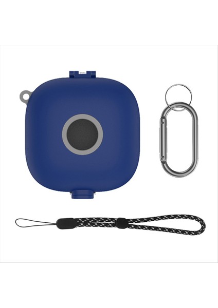 Kulaklık Kasası Kapak Şarj Kutusu Tutucu Carabiner Lanyard Withs Için Absorpsiyon Kılıfı (Yurt Dışından)