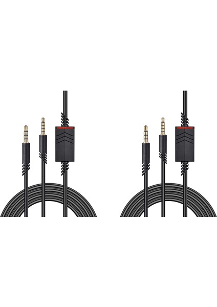 Astro A10/A40 Oyun Kulaklıkları Için 2x Kulaklık Kablosu 2 0m Sline Sessiz Kablo Kablosu Xbox Ps4 Denetleyici Kulaklık (Yurt Dışından)