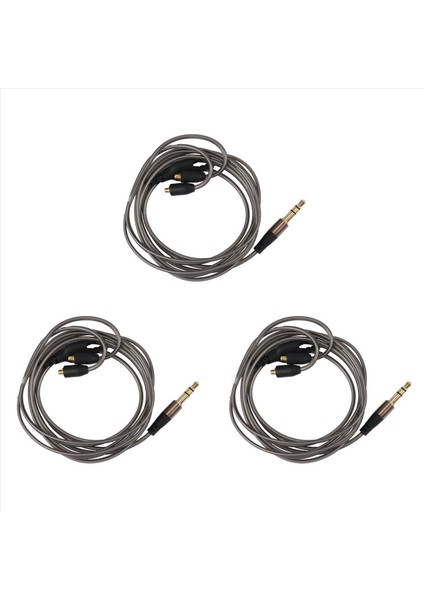 3x Dıy IE800 Kulaklık Kablosu Tek Kristal Bakır Kabloları 14 Çekirdek Mmcx Arayüz SE215/315/535/UE900 Için (Yurt Dışından)
