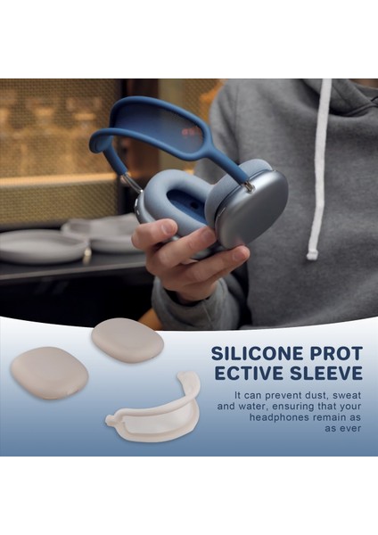 Apple Için Kulaklık Kılıfı Max Kulaklık Koruyucu Kılıf Değiştirme Kapak Kulaklık Aksesuarları E (Yurt Dışından) fırsatları