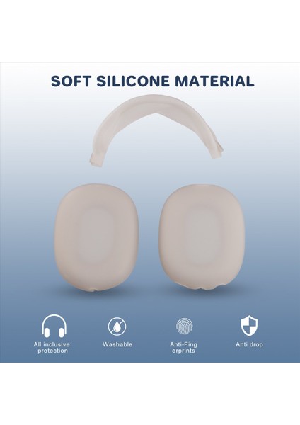 Apple Için Kulaklık Kılıfı Max Kulaklık Koruyucu Kılıf Değiştirme Kapak Kulaklık Aksesuarları E (Yurt Dışından) indirimleri