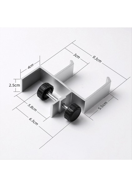 Ayarlanabilir Asılı Kancalar Masa Yan Asılı Çanta Tutucu Klipsli Kulaklık Tutucu Masaüstü Tezgahı Kancalar Braketler Siyah (Yurt Dışından) modelleri